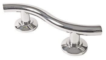 Grab Rail Curved Length 355-620 mm Nyma Style Length 355 mm hole centres 203 mm