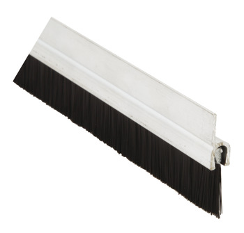 Brush Strip Length 914 mm Aluminium or PVC Brown PVC