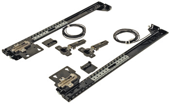 Pivot Sliding Door Runners for Cabinet Doors Accuride 1432 For vertical use Installed length 456 mm extension length 343 mm - view 2