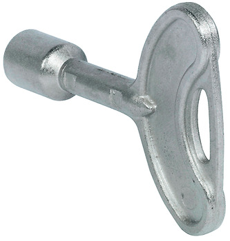 Triangular Socket Key for Cam Lock Nickel plated
