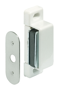 Magnetic Catch Pull 2.0 kg for Screw Fixing Square White