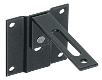 Securing Fitting for Folding Cabinet Doors Hawa-Multifold 30/W Steel Black powdered coated finish
