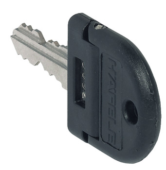 Symo Uni MK Cyl Core Fold Key w Cap Black