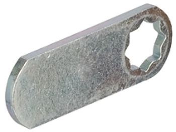 Locking cam straight for Symo cam lock 48 x 15 mm