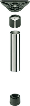 Cone for Assembly of Rondella Table Leg or for Bespoke Design With M10 internal thread For Ø 80 (78) mm tube - view 2