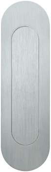 Pull Handle Flush 155 x 45 mm Grade 304 Stainless Steel FSB 4250 Suitable for sliding timber doors With sprung cover satin