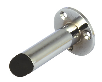 Projection Door Stop Wall Mounted Overall Projection 67 mm Zinc Alloy Polished chrome