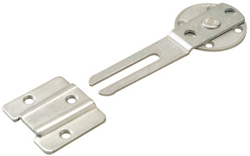 Table Connector for Connecting Separate Table Tops Steel For connecting tables table tops chairs beds etc. Galvanized - view 2