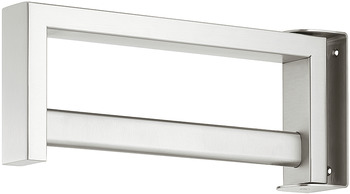 Wardrobe Rail Length 317 mm Stainless Steel Brushed matt finish