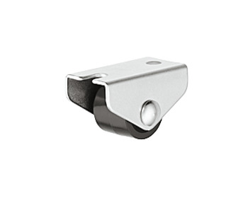 D15mm Castor Fixed without Brake Plastic Galvanised - view 3