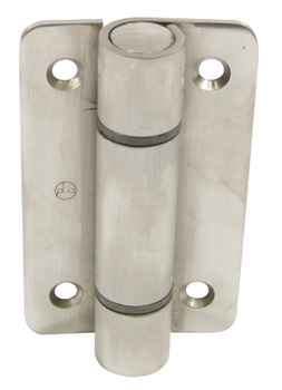 Hinge Height 90mm x Open Width 53 mm 316 L Cubicle Fittings PBA Stainless steel fittings for 13 mm board partitions Sprung