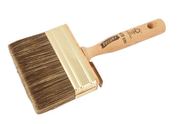 Flat Brush Translucent Plane 30 x 100 mm Raw wood handle - view 2