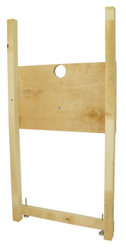 Wall Fixture for Plasterboard Walls 1080 x 550 mm Programma Cap Range PBA For installation of drop down shower seat Wood panelling