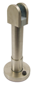 Adjustable Foot Support 316 L Cubicle Fittings for Glass Partitions PBA Stainless steel  Satin finish