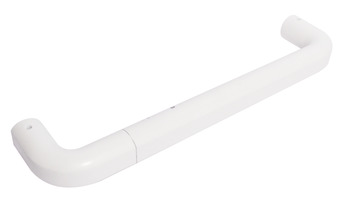 Grab Rail Horizontal Programma Cap Range PBA Length 330-1000 mm fixing c/c 300-970 mm Length 400 mm fixing c/c 370 mm grey finish