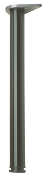 Leg w Adj D60x870mm Tub Steel White - view 2