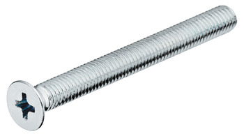 Threaded Screw, Countersunk Head, M5 x 25 mm, Galvanized