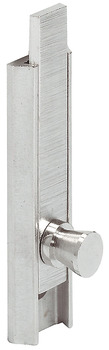 Furniture Bolt with Straight Slide Concealed Screw Fixing Matt brass length: 60 mm lift: 11 mm