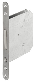 Mortice Spring Loaded Handle for Sliding Doors Matt stainless steel finish
