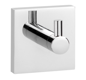 Robe Hook Single Height 54 mm x Width 54 mm x Depth 47 mm Chester Chrome plated finish
