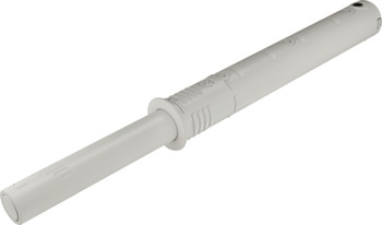 Push Door Catch Concealed or Surface Mounted Long Version with Buffer K Push Tech Grey