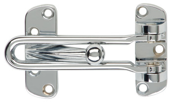 Door Restrictor Security Zinc Alloy Brass/Chrome Plated Finish Startec For inwards opening flush wooden doors Chrome plated