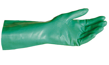 Gloves Nitrile Protective Cotton flocklined Size: Large