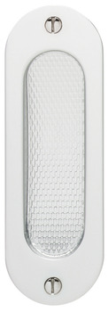Pull Handle Flush 120 x 40 mm Aluminium FSB Suitable for sliding timber doors Silver anodised - view 2