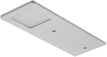 LED Downlight 24 V Flat Rated IP20 Loox5 Compatible Polar Black finish warm white 3100 K