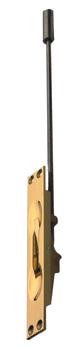 Lvr Act Flushbolt 172x25x30mm Brs Polished Brass - view 2