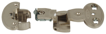 Exposed Axle Hinge Arm 240° Single Pivot Quick Mounting Aximat 300 Order hinge arm and cup separately Centre panel mounting