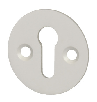 Escutcheons Plain Standard Keyway Face Fixing Aluminium Satin anodised