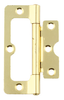 Flush Hinge Mild Steel 104 Hurlinge Length x width: 102 x 41 mm flap thickness 2 mm bright zinc