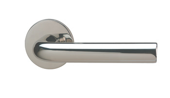 Lever Handles Round Section on Round Roses 316 Stainless Steel Ben Nevis Ø 19 mm satin