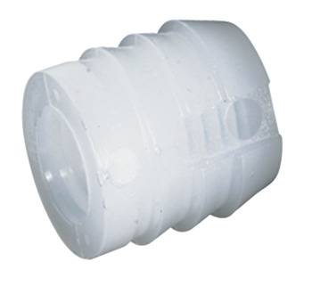 Glue-In Sleeve M4 - M8 Internal Thread Plastic with Grooves for Glue M6 internal thread for Ø 10 mm hole length 11 mm outer Ø 11 mm - view 3