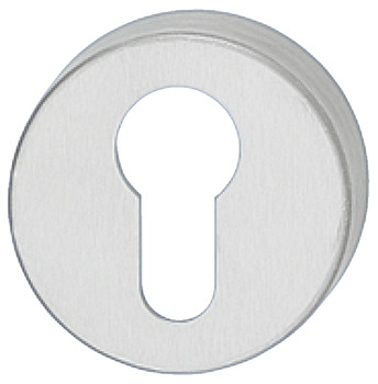 Escutcheons for Startec Lever Handles Euro Profile Cylinder Ø 52 mm 304 Stainless Steel With steel substructure Satin