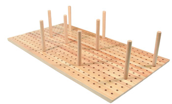 please look 1093 mm insert width to fit 1200 mm (15 pegs) drawer width European oak