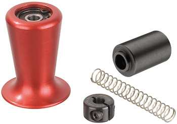 Red Jig Depth Gauge with Spring and Depth Stop Depth gauge 15 mm up to drill bit Ø 3–10 mm