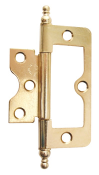 Flush Hinge Medium Duty for Inset Doors Steel With fixed pin Florentine bronzed