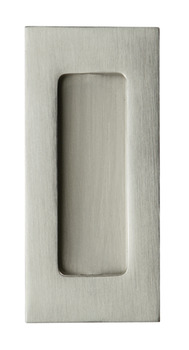 Pull Handle Flush 102 x 50 mm Brass Concealed fixing Polished