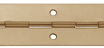 Continuous Hinge Rolled Straight Piano 3500 mm Length Open width 20 mm brass-plated