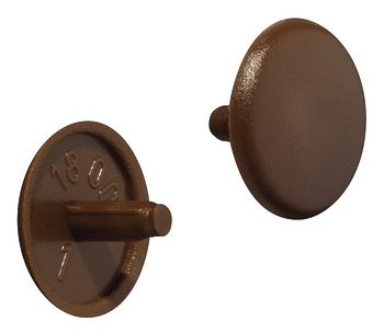 Trim Cap for Hospa Screws with Countersunk Head Plastic Fawn coloured RAL 8007