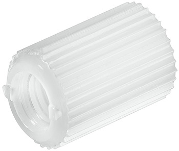 Sleeve M6 Internal Thread Ribbed for Ø 10 mm Hole Length 18 mm