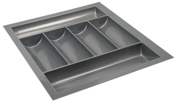 Plastic Cutlery Insert for Nominal Depth 500 mm for Cabinet Width 300-1000 mm With horizontal cutlery compartments Size 40/60 for cabinet width 400 mm - view 2