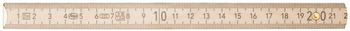 Ruler Pocket Beech with Steel Joints Häfele With spring metric reading Length 2000 mm - view 3