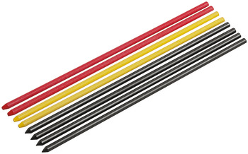 Spare Leads Set for Deep Hole Marker Colour: 4 graphics 2 red 2 yellow