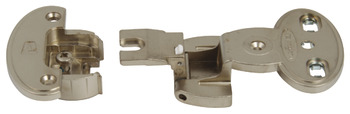 Exposed Axle Hinge Arm 240° Single Pivot Screw Fixing Aximat 300 Order hinge arm and cup separately