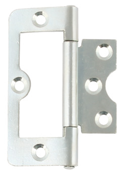 Flush Hinge Steel 105 Length x width: 76 x 33 mm flap thickness 1.5 mm electro brassed
