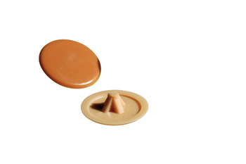 Cover Cap for Ø 6-8 mm Screws with Philips Head Beige