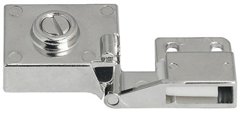 Glass Door Hinge 170° Set Door mounting without glass drilling Chrome plated